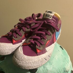 Nike x Sacai x KAWS Blazer Low in the "Purple Dusk"